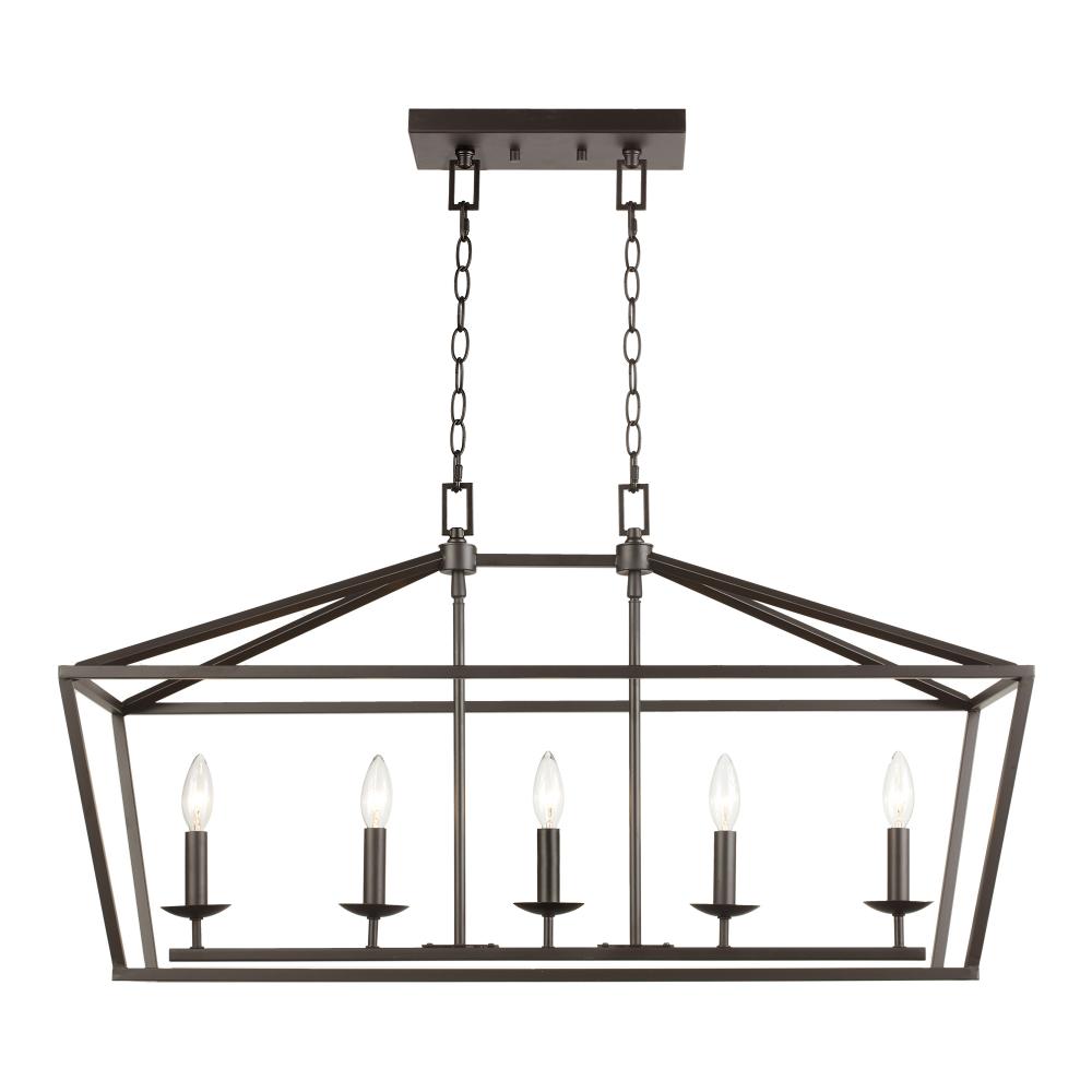 Lacey 12" Pendant Style Cage Chandelier