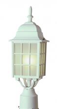 Trans Globe 4421 WH - San Gabriel 18.5" Postmount Lantern