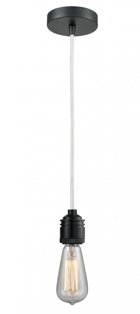 Winchester - 1 Light - 2 inch - Matte Black - Cord hung - Mini Pendant