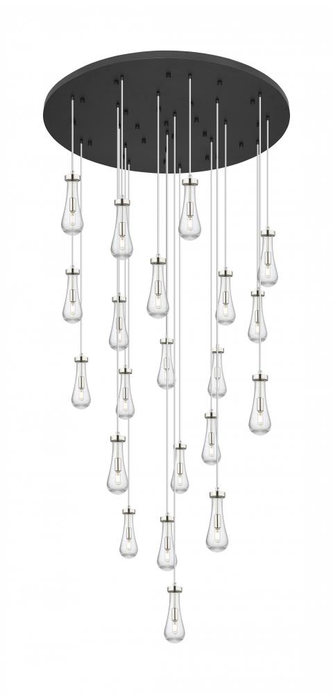 Owego - 21 Light - 48 inch - Brushed Polished Nickel - Multi Pendant