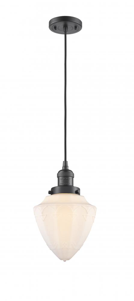 Bullet - 1 Light - 7 inch - Oil Rubbed Bronze - Cord hung - Mini Pendant