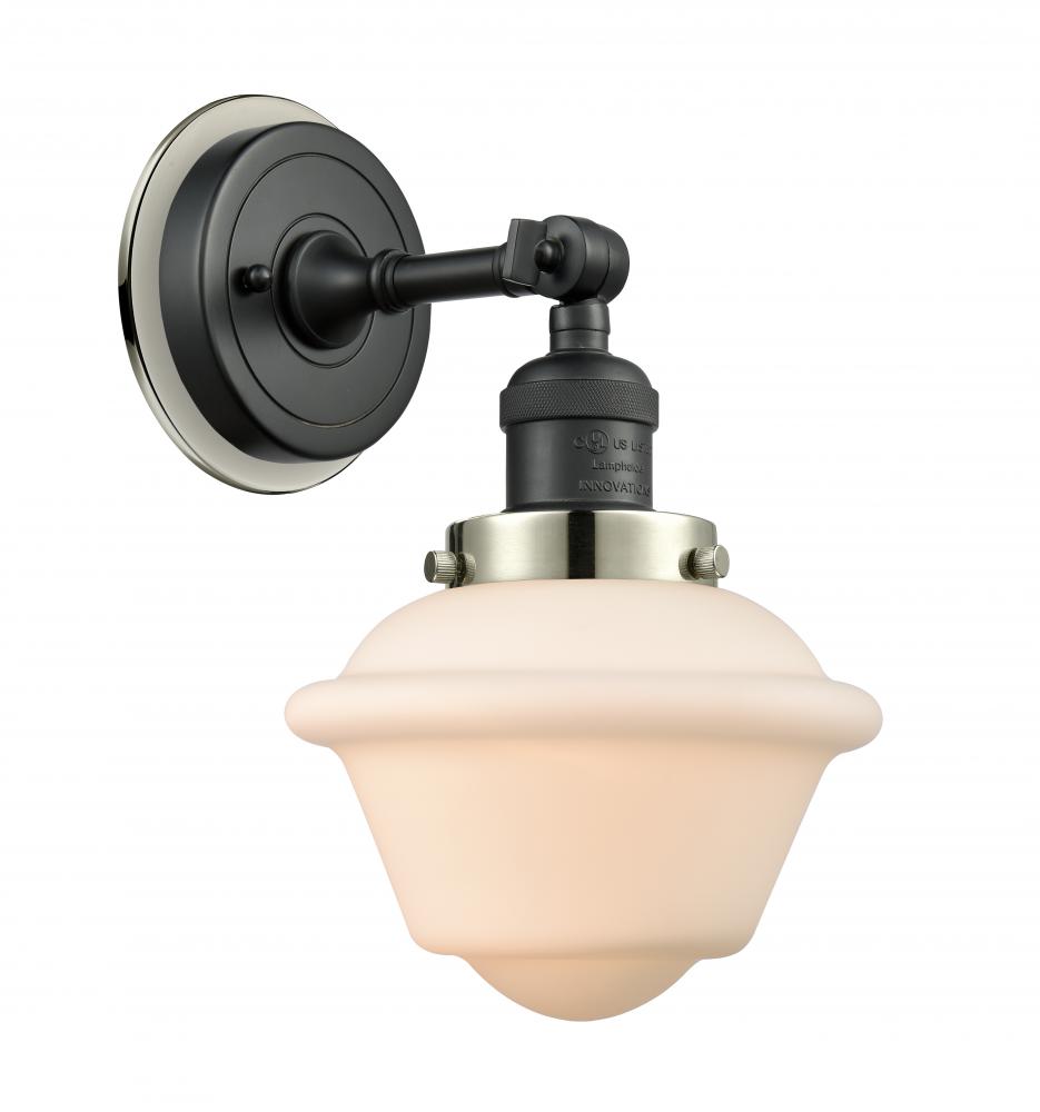 Oxford - 1 Light - 8 inch - Matte Black - Sconce