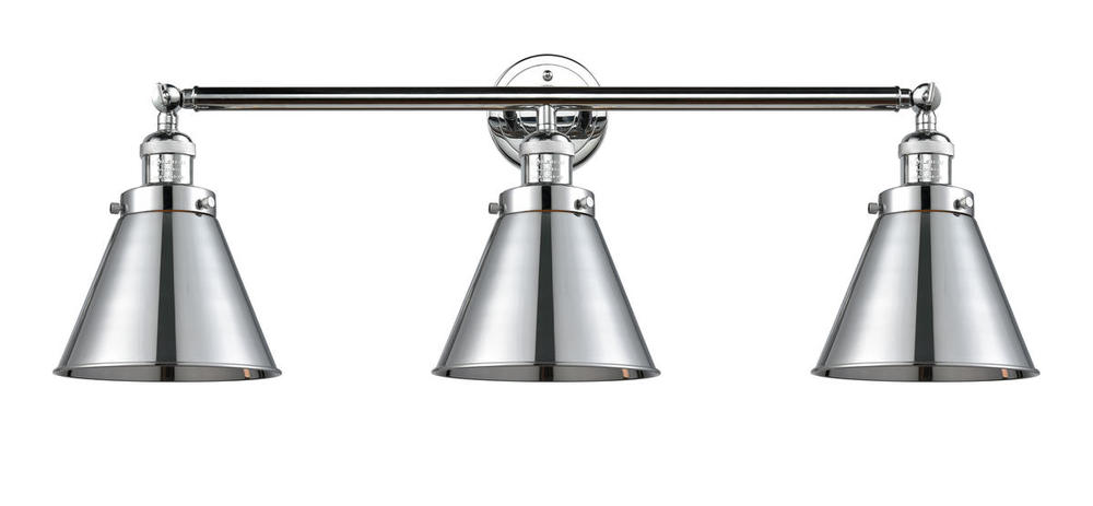 Appalachian - 3 Light - 32 inch - Polished Chrome - Bath Vanity Light