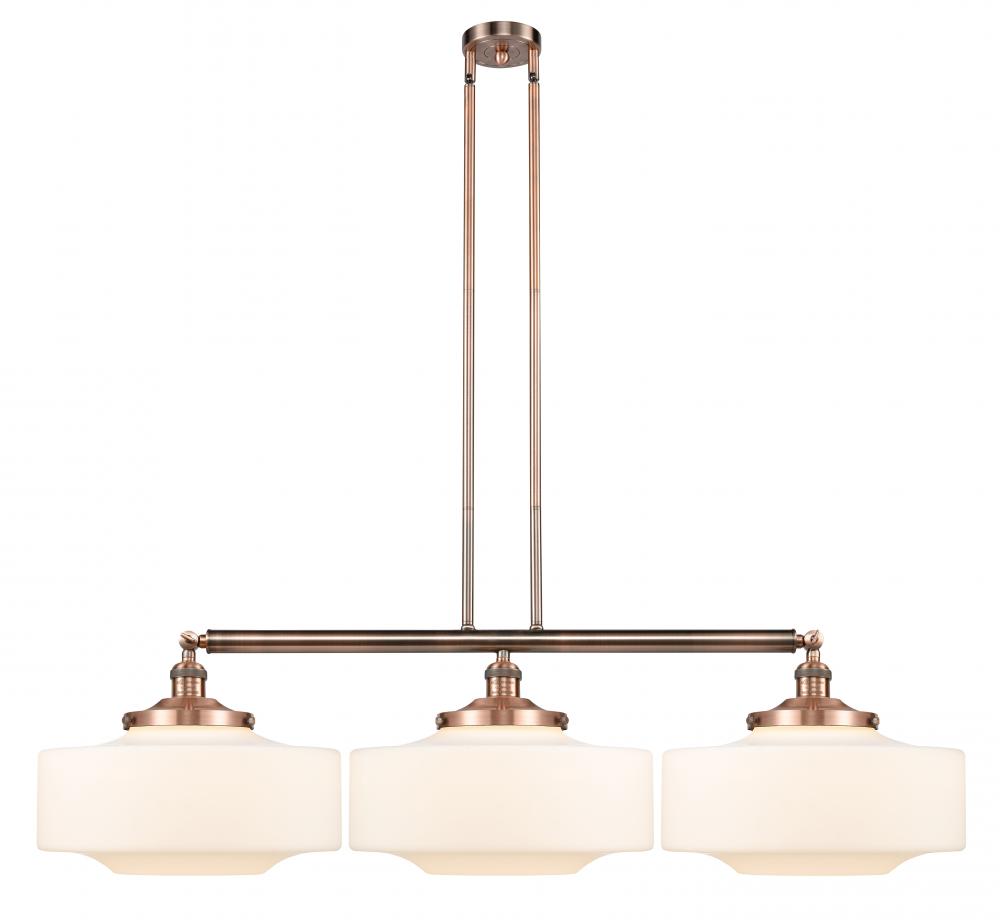 Bridgeton - 3 Light - 50 inch - Polished Nickel - Stem Hung - Island Light