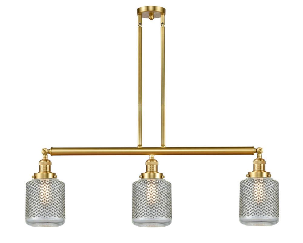 Stanton - 3 Light - 39 inch - Satin Gold - Stem Hung - Island Light