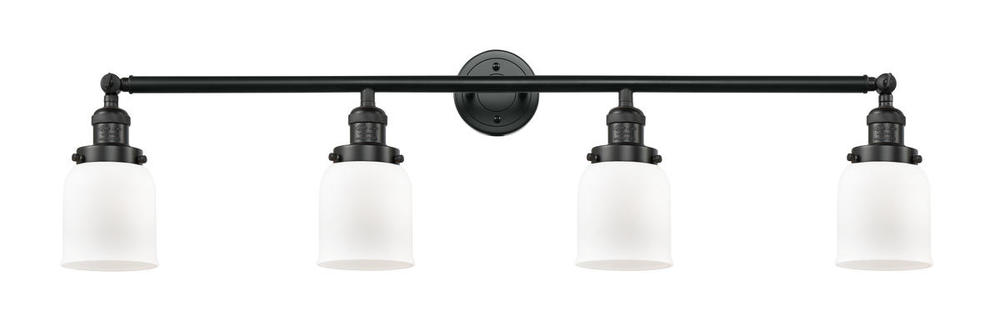 Bell - 4 Light - 42 inch - Matte Black - Bath Vanity Light