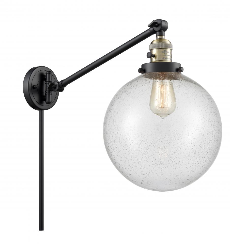 Beacon - 1 Light - 10 inch - Black Antique Brass - Swing Arm