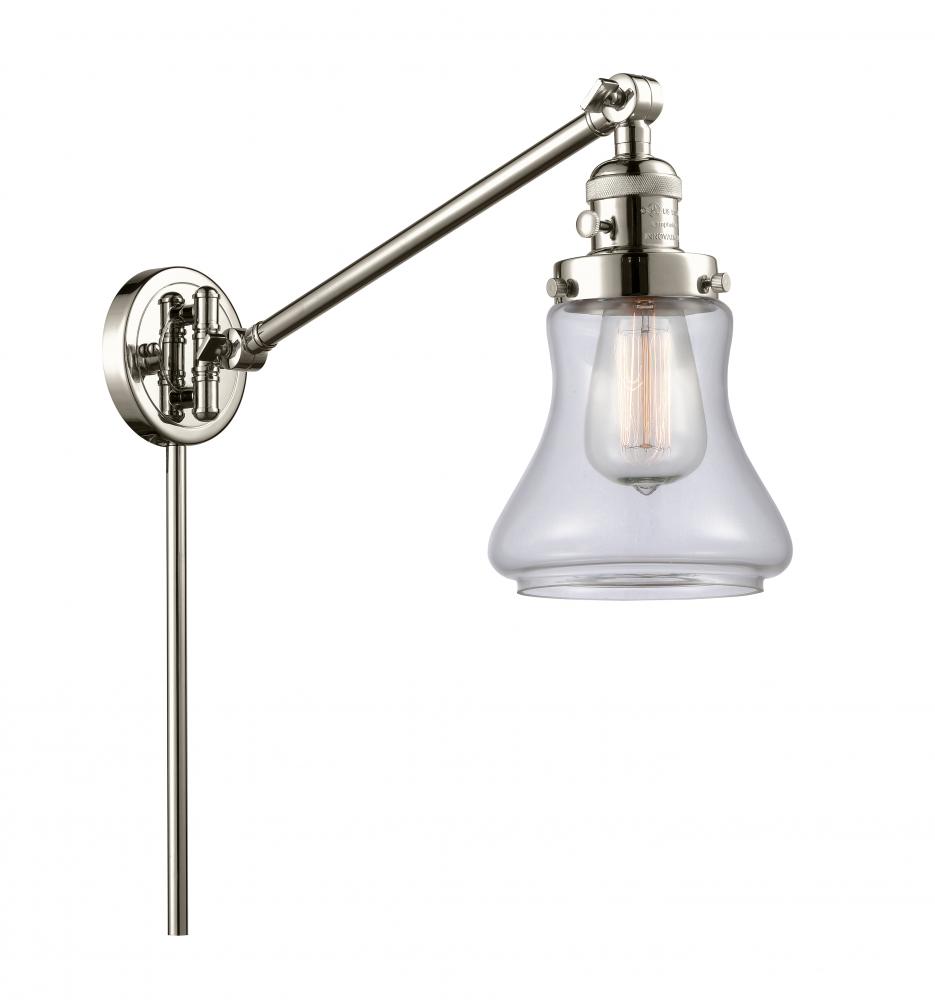 Bellmont - 1 Light - 8 inch - Polished Nickel - Swing Arm