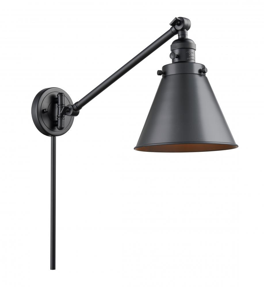 Briarcliff - 1 Light - 10 inch - Matte Black - Swing Arm