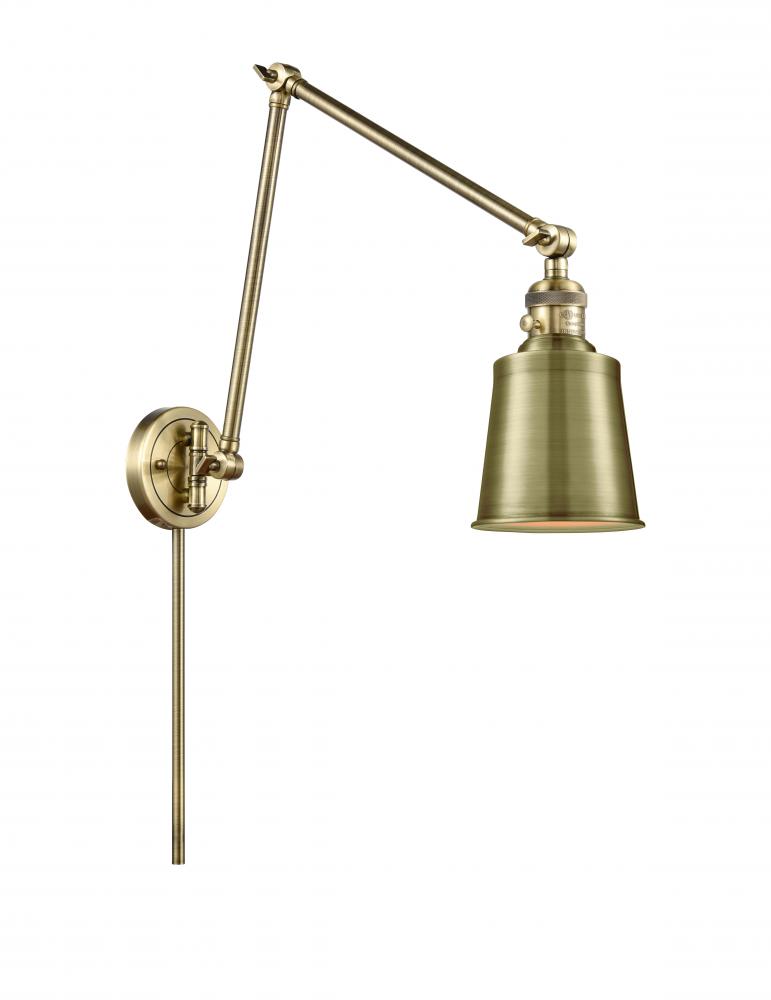 Addison - 1 Light - 8 inch - Antique Brass - Swing Arm