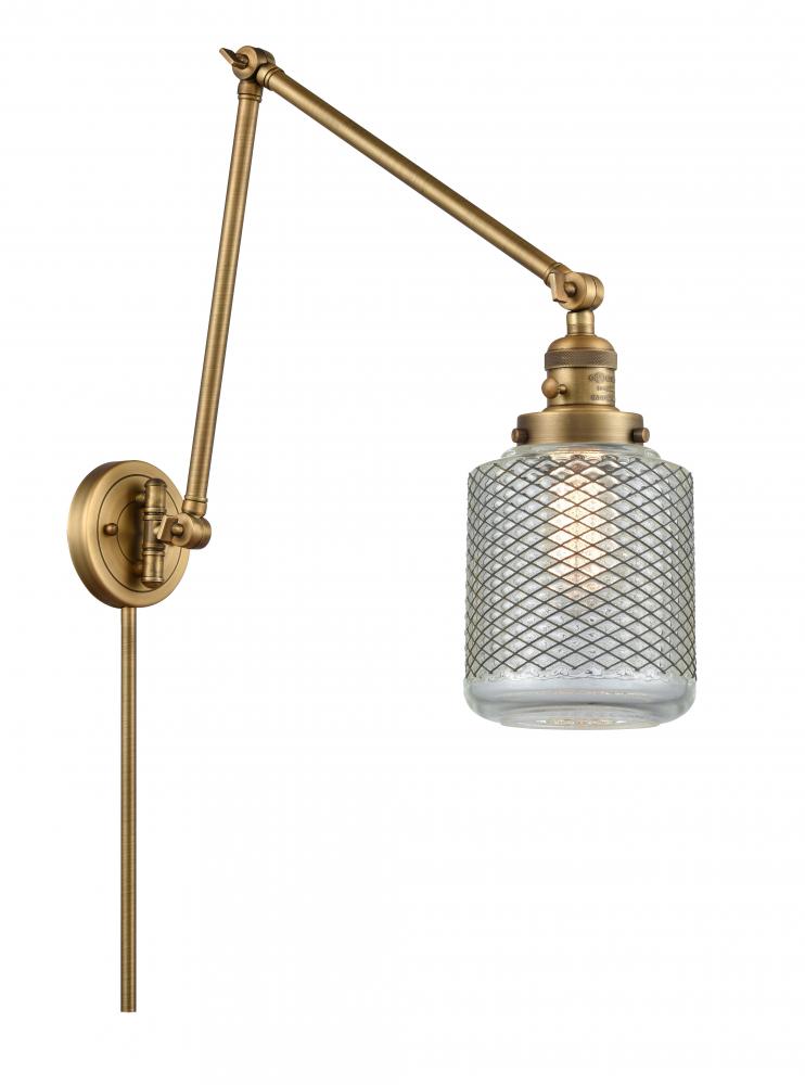 Stanton - 1 Light - 6 inch - Brushed Brass - Swing Arm