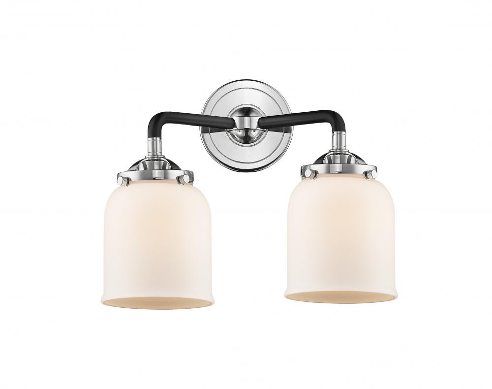 Bell - 2 Light - 13 inch - Black Polished Nickel - Bath Vanity Light