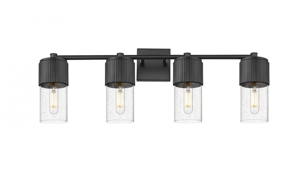 Bolivar - 4 Light - 31 inch - Matte Black - Bath Vanity Light