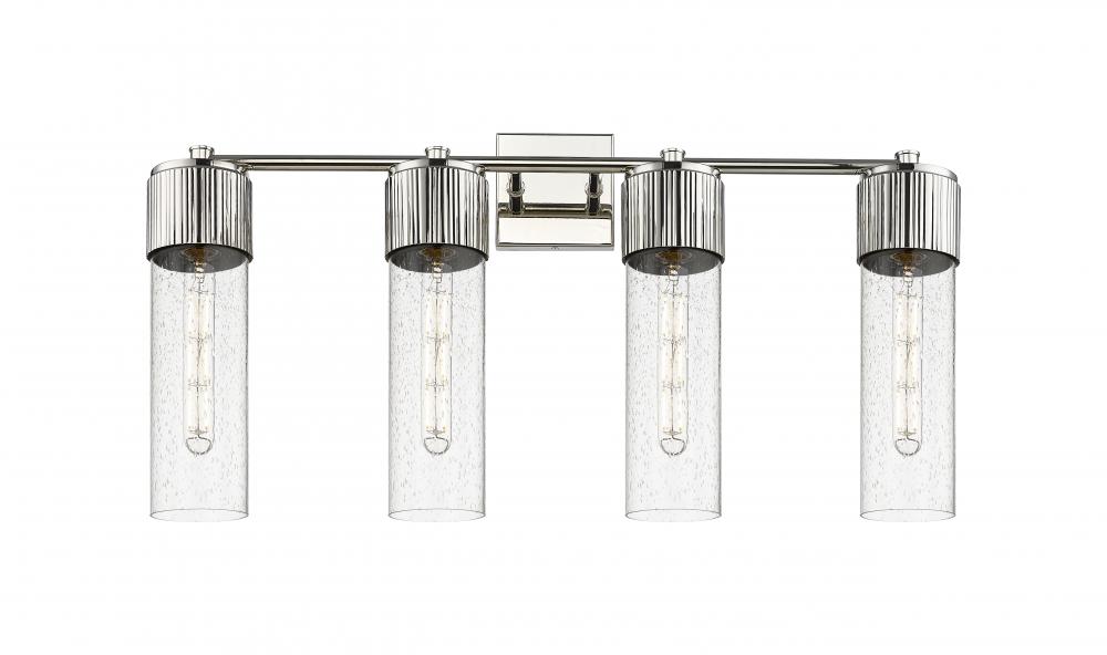 Bolivar - 4 Light - 31 inch - Polished Nickel - Bath Vanity Light