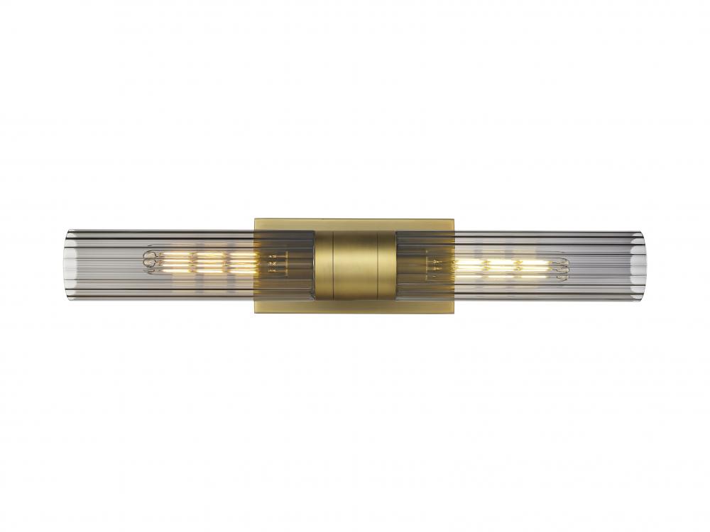 Empire - 2 Light - 5 inch - Brushed Brass - Bath Vanity Light