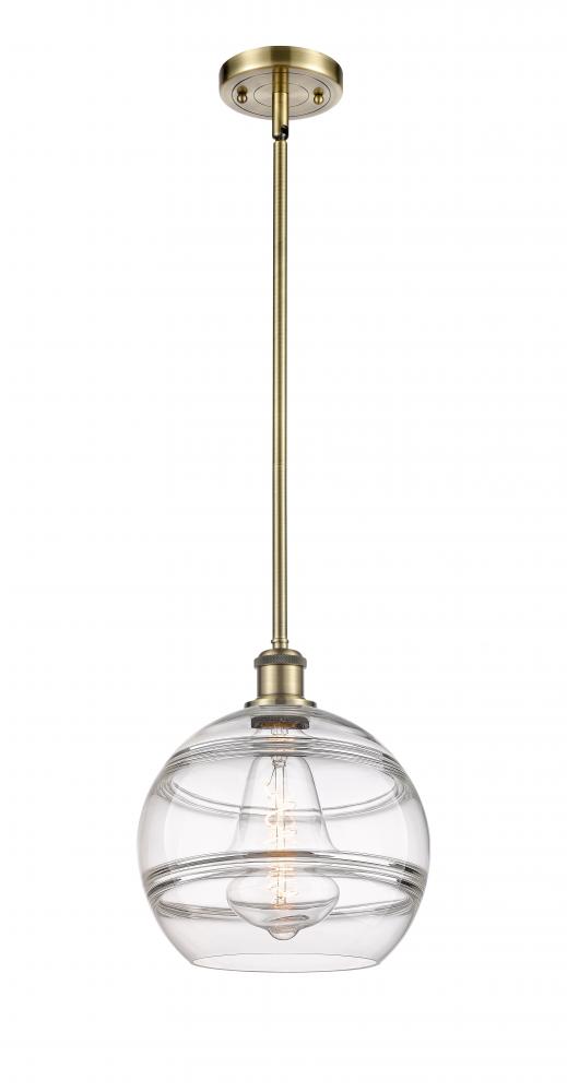 Rochester - 1 Light - 10 inch - Antique Brass - Mini Pendant