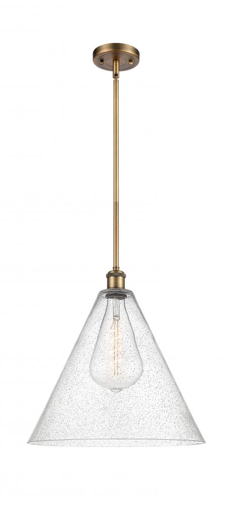 Berkshire - 1 Light - 16 inch - Brushed Brass - Pendant