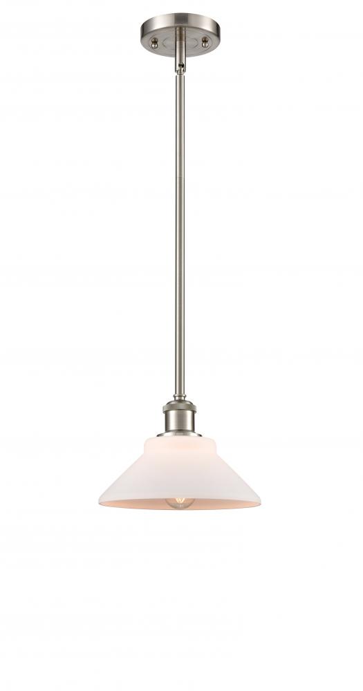 Orwell - 1 Light - 8 inch - Brushed Satin Nickel - Mini Pendant