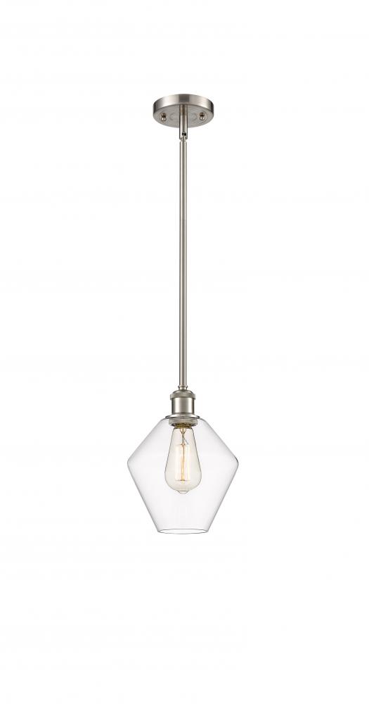 Cindyrella - 1 Light - 8 inch - Brushed Satin Nickel - Mini Pendant