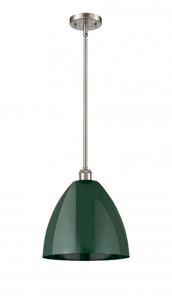 Plymouth - 1 Light - 12 inch - Brushed Satin Nickel - Pendant