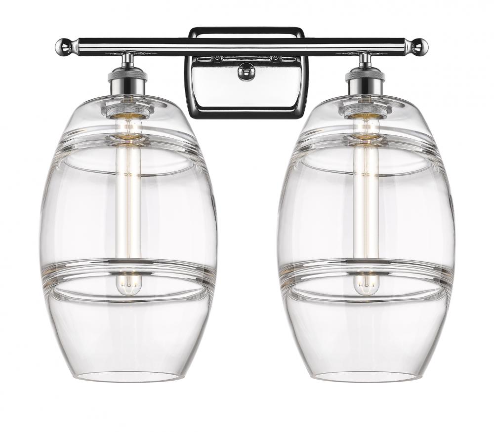 Vaz - 2 Light - 18 inch - Polished Chrome - Bath Vanity Light