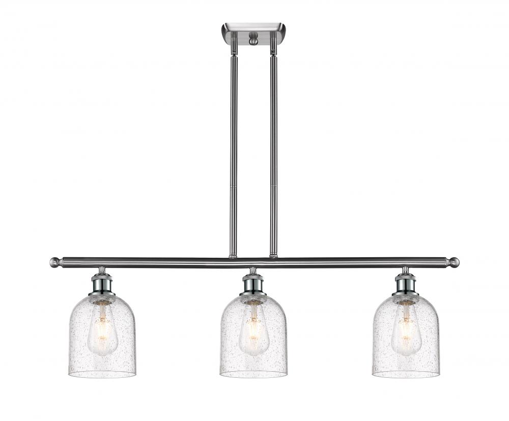 Bella - 3 Light - 36 inch - Brushed Satin Nickel - Cord hung - Island Light