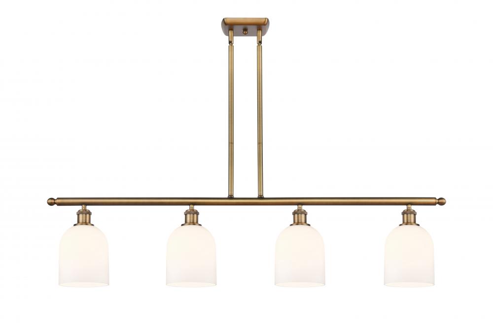 Bella - 4 Light - 48 inch - Brushed Brass - Cord hung - Island Light