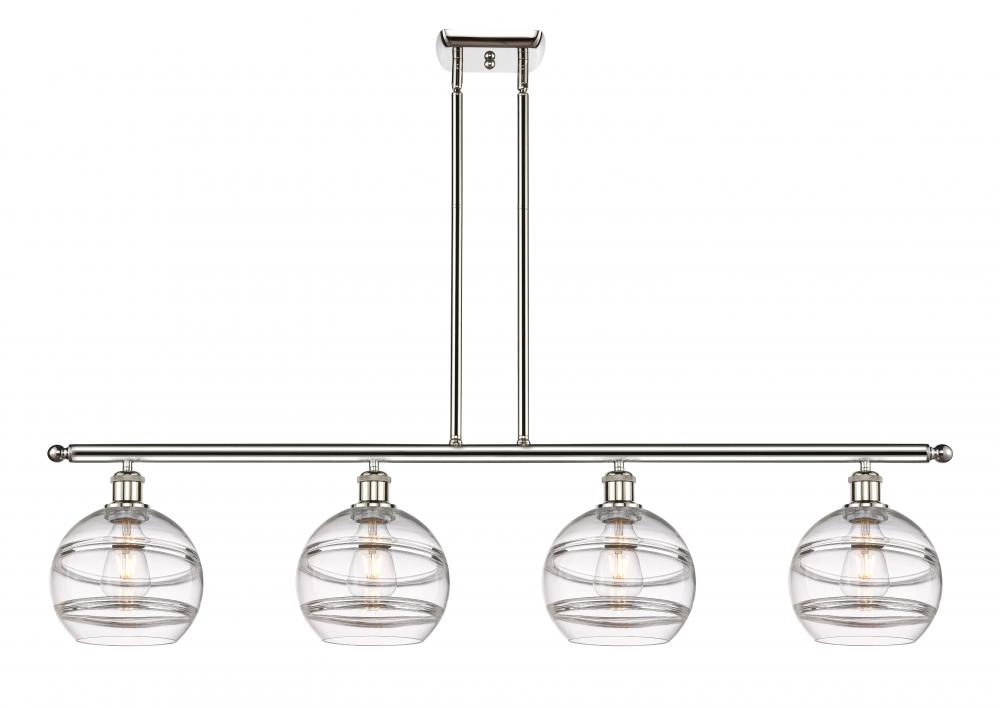 Rochester - 4 Light - 48 inch - Polished Nickel - Cord hung - Island Light