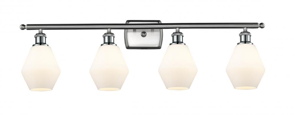 Cindyrella - 4 Light - 36 inch - Brushed Satin Nickel - Bath Vanity Light