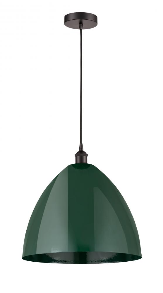 Plymouth - 1 Light - 16 inch - Oil Rubbed Bronze - Cord hung - Mini Pendant