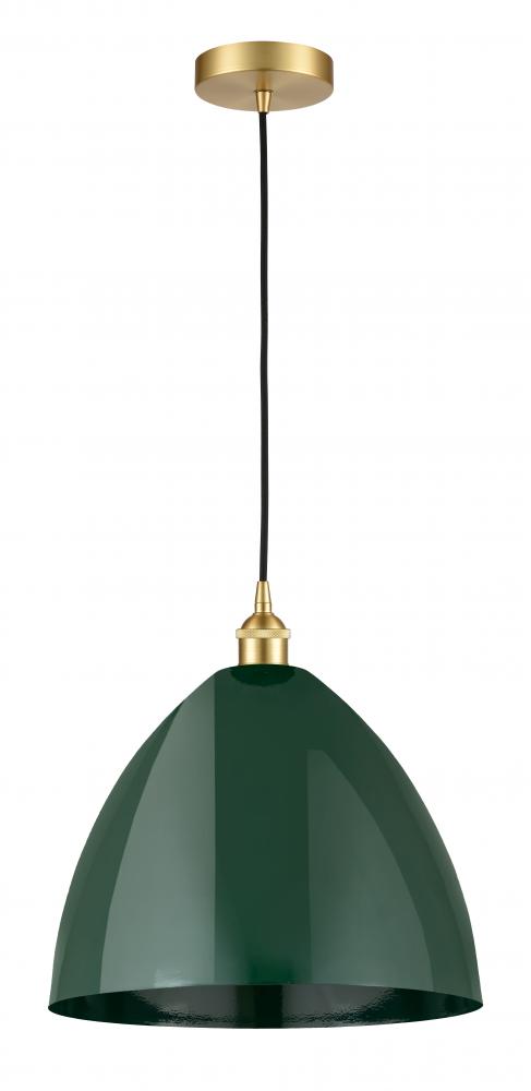 Plymouth - 1 Light - 16 inch - Satin Gold - Cord hung - Mini Pendant