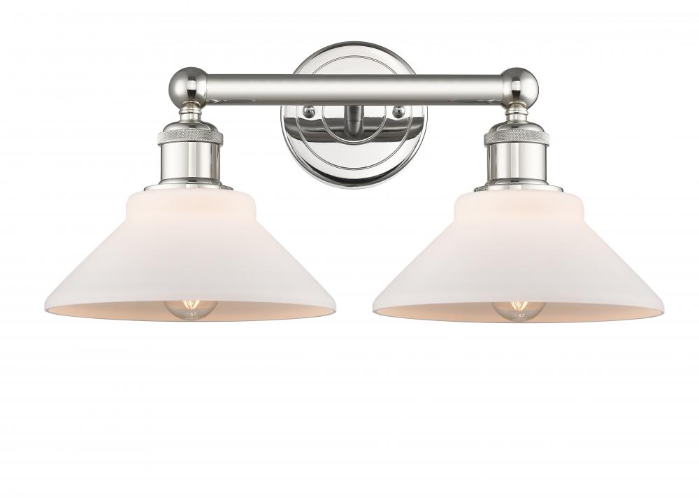 Orwell - 2 Light - 17 inch - Polished Nickel - Bath Vanity Light