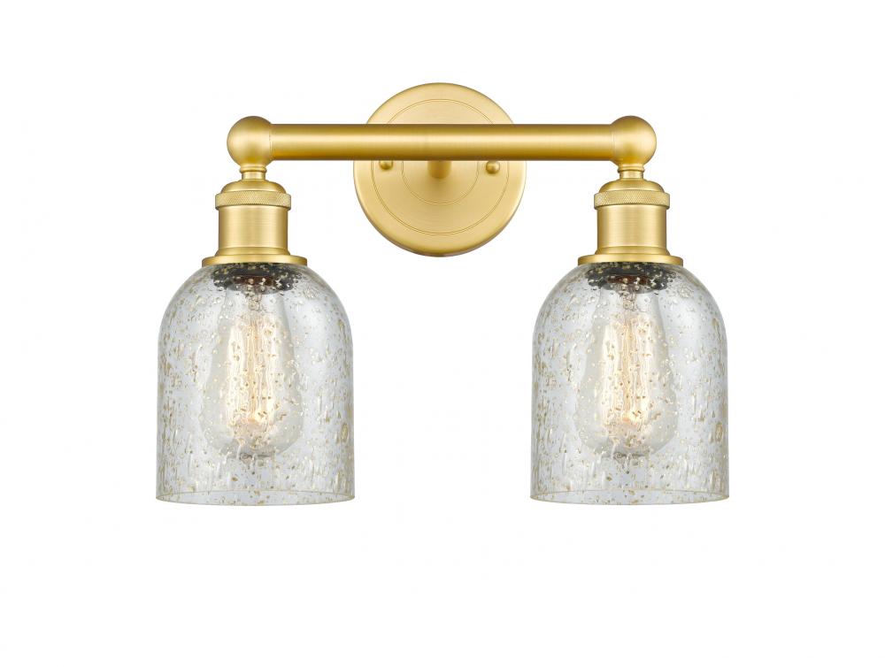 Caledonia - 2 Light - 14 inch - Satin Gold - Bath Vanity Light