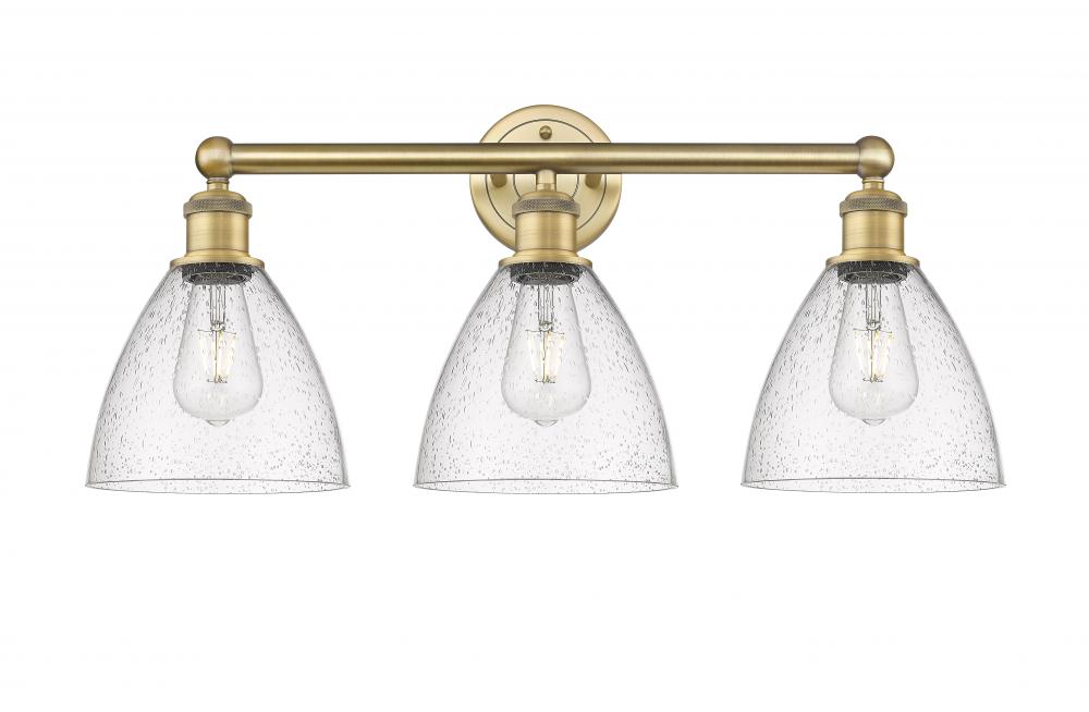 Bristol - 3 Light - 26 inch - Brushed Brass - Bath Vanity Light