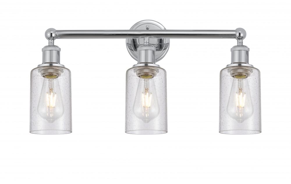 Clymer - 3 Light - 22 inch - Polished Chrome - Bath Vanity Light