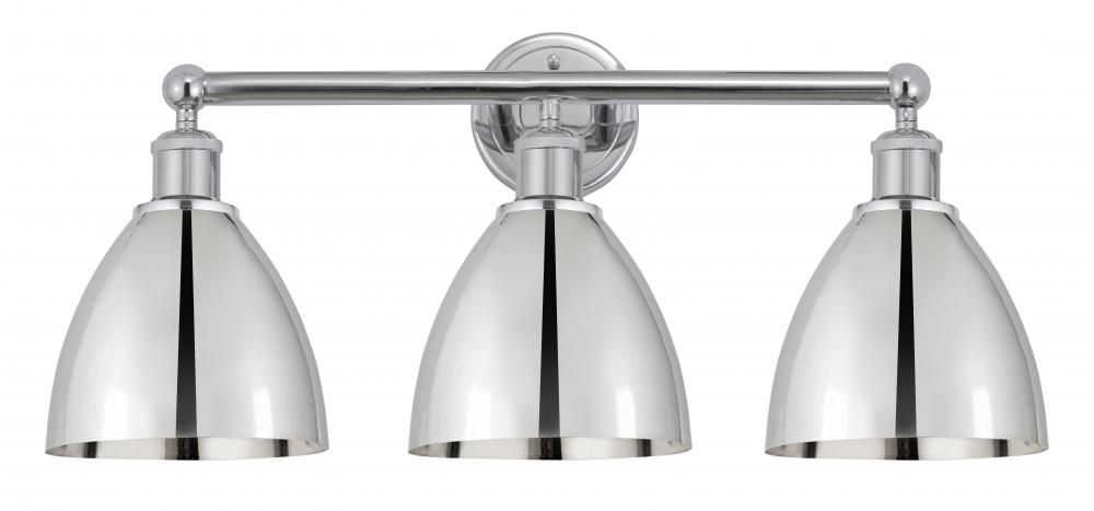 Bristol - 3 Light - 26 inch - Polished Chrome - Bath Vanity Light