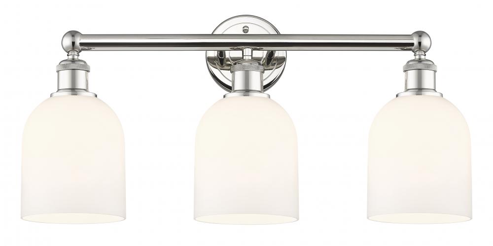 Bella - 3 Light - 24 inch - Polished Nickel - Bath Vanity Light