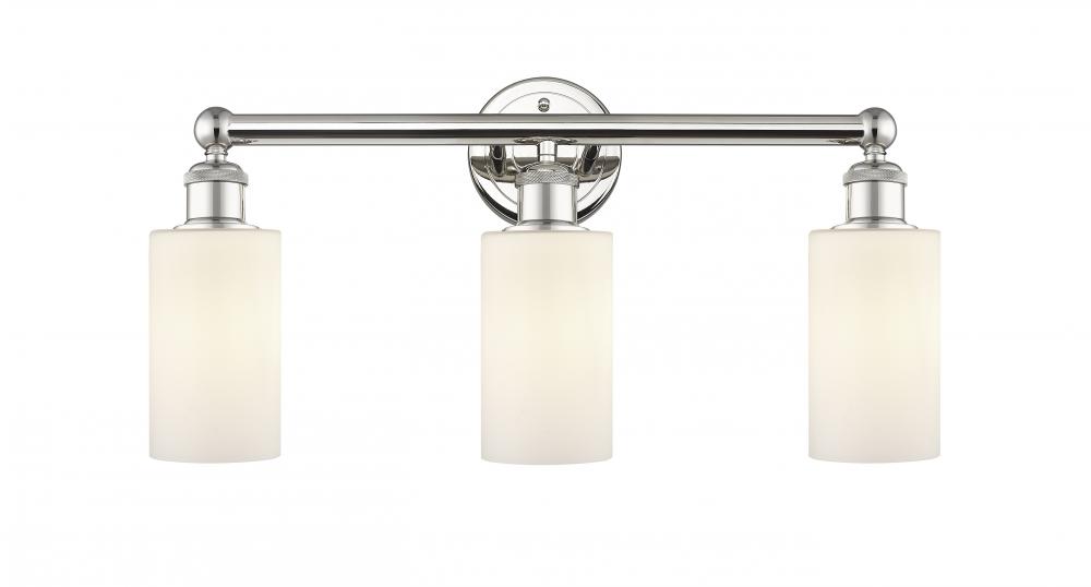 Clymer - 3 Light - 22 inch - Polished Nickel - Bath Vanity Light