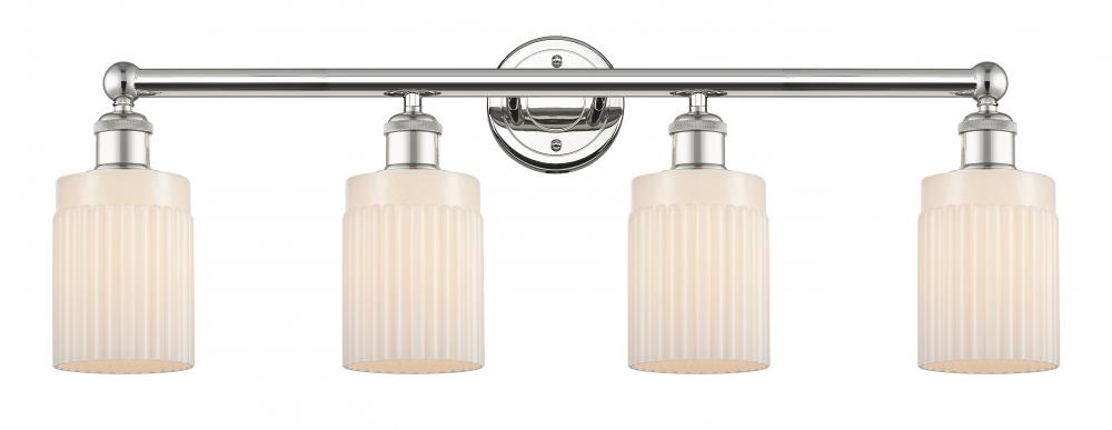 Hadley - 4 Light - 32 inch - Polished Nickel - Bath Vanity Light