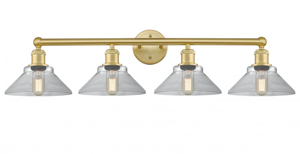 Orwell - 4 Light - 35 inch - Satin Gold - Bath Vanity Light