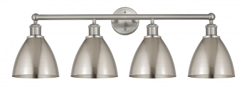 Bristol - 4 Light - 35 inch - Brushed Satin Nickel - Bath Vanity Light