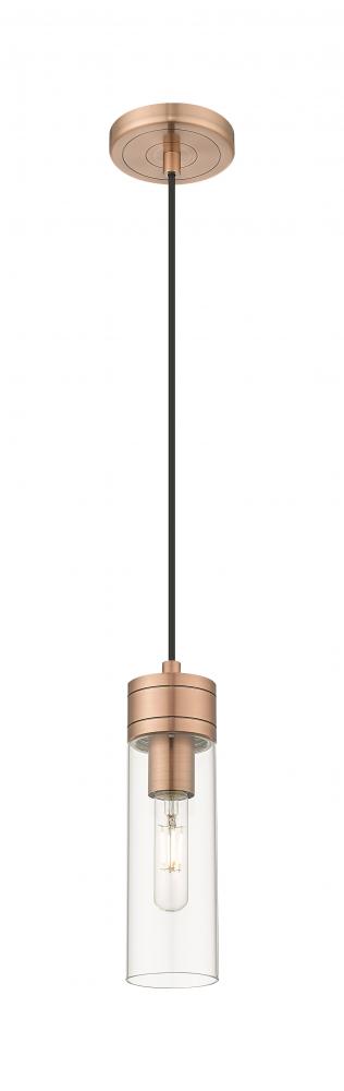 Boreas - 1 Light - 3 inch - Antique Brass - Cord Hung - Mini Pendant