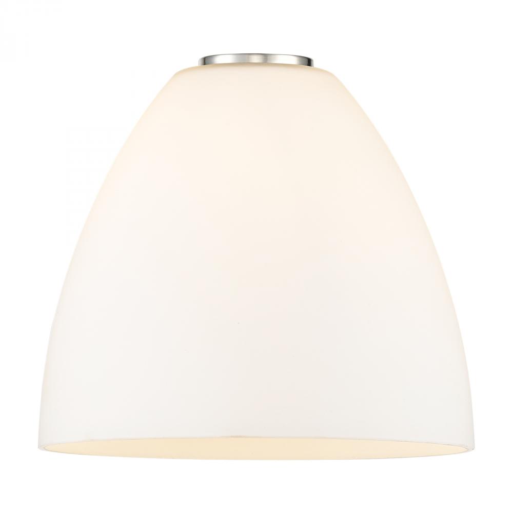 Bristol Glass Light 9 inch Matte White Glass