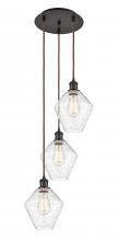 Innovations Lighting 113B-3P-OB-G654-8 - Cindyrella - 3 Light - 15 inch - Oil Rubbed Bronze - Cord Hung - Multi Pendant