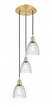 Innovations Lighting 113B-3P-SG-G382 - Castile - 3 Light - 13 inch - Satin Gold - Cord Hung - Multi Pendant