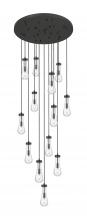 Innovations Lighting 132BK-451-1P-BK-G451-4CL - Owego - 13 Light - 32 inch - Matte Black - Multi Pendant