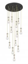 Innovations Lighting 132BK-451-1P-CB-G451-4CL - Owego - 13 Light - 32 inch - Brushed Champagne Bronze - Multi Pendant