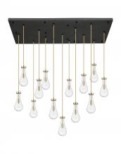 Innovations Lighting 154BK-451-1P-CB-G451-5CL - Owego - 13 Light - 54 inch - Brushed Champagne Bronze - Multi Pendant