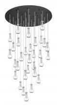 Innovations Lighting 160BK-451-1P-PN-G451-5CL-20 - Owego - 31 Light - 60 inch - Polished Nickel - Multi Pendant