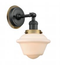 Innovations Lighting 203BK-BPBB-HRBB-G531 - Oxford - 1 Light - 8 inch - Matte Black - Sconce